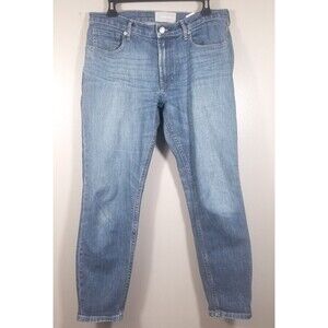 Everlane Jeans Womens 34x26 Blue Mid Rise Stretch Casual Denim Skinny Leg Ankle